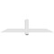 Ekena Millwork Eugene Architectural Grade PVC Gable Bracket, 60"W x 15"H x 4"D x 4"F, 6/12 Pitch GBP060X15X0404EUG00 - alternate 3